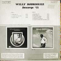 Willie Rodriguez and his Orchestra 'Descarga 71' (Salsa Records, A Division of Mary Lou LPS2002) back