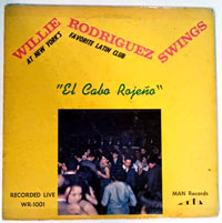 Willie Rodriguez and his Orchestra 'Live' (Man Records) front